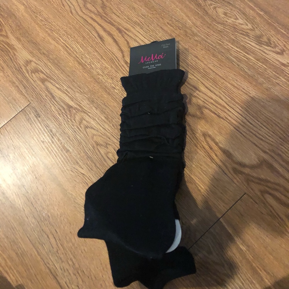 Black leg warmers